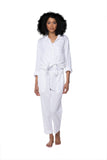 Subtle Luxury Pants XS/S / White / 100% Cotton Double Gauze Double Gauze Getaway Pant in Solids