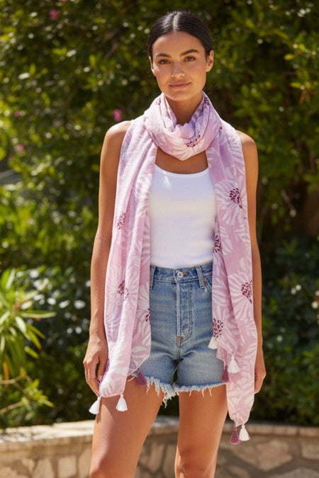 Artisanal Patchwork Print Multi Wear Sarong Wrap Scarf