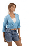 Subtle Luxury Pool Blue / XS/S Daisy Balloon Sleeve Almost Vintage Sweater