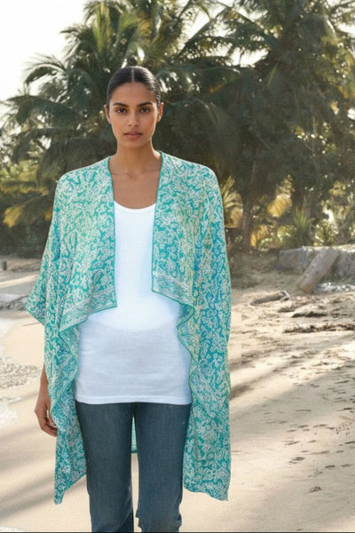 subtle-luxury-printed-silk-kimono-coverup bali batik print