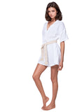 Subtle Luxury Romper Double Gauze Cotton Lazy Day Romper in Solids