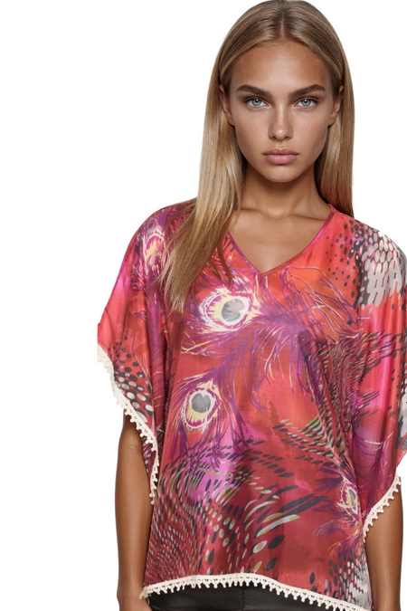 Flow Silk Print Tank Top