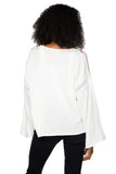 Subtle Luxury Shirts Isabella Blouse in Double Gauze with Embroidery detail