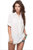 Subtle Luxury Shirts Meet Your New Favorite: The Boyfriend Cotton Shirt in Chambray