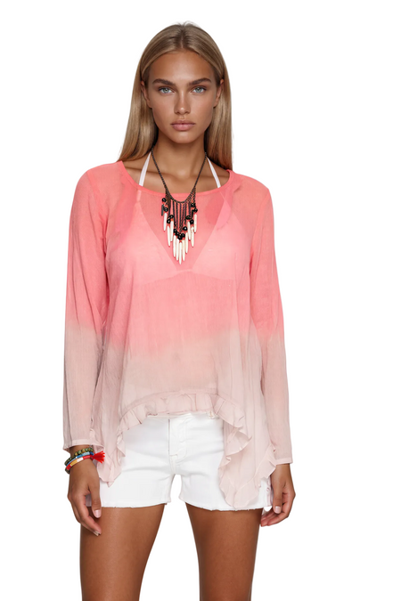 Flow Silk Print Tank Top