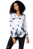 Subtle Luxury Shirts S/M / Inked Tie Dye / 100% Cotton Everyday Button Down in Cotton Shirting - Blue color options