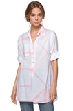 Subtle Luxury Shirts XS/S / Starfish Pink / 100% Cotton Boyfriend Shirt in Cotton Novelty Fabrics