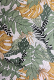 Subtle Luxury Short L/XL / P13 Leafy Palms White / 100% Polyester Sasha Lounge Short in Leafy Palms Print