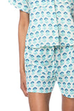 Subtle Luxury Shorts M/L / Artisan Block Print - Blue / 100% Cotton Double Gauze Double Gauze Getaway Lounge Short - Prints