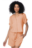 Subtle Luxury Shorts S/M / Pale Apricot / 100% Cotton Double Gauze Double Gauze Getaway Lounge Solid Short