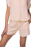 Subtle Luxury Shorts XS/S / Dust / 100% Cotton Double Gauze Double Cotton Gauze Getaway Lounge Solid Drawstring Short