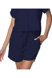 Subtle Luxury Shorts XS/S / Indigo / 100% Cotton Double Gauze Double Gauze Getaway Lounge Solid Short