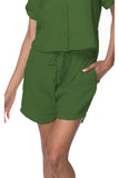 Subtle Luxury Shorts XS/S / Olive / 100% Cotton Double Gauze Double Gauze Getaway Lounge Solid Short