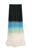 Subtle Luxury Skirt Tango Washed Cotton Skirt - Dip Dye
