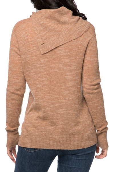 Subtle Luxury Sweater 100% Cashmere Slub Knit Texture - Cascade Turtle Neck Sweater