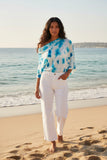 Be Golden 100% Cashmere Tie Dye Cashmere | Pool Colors