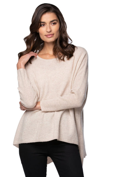 Subtle Luxury Sweater Cashmere Loose & Easy Crew Sweater / S/M / Barley 100% Cashmere Loose & Easy Crew Sweater-Almost Gone!