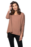 Subtle Luxury Sweater Cashmere Loose & Easy Crew Sweater / XS/S / Caraway 100% Cashmere Loose & Easy Crew Sweater in Caraway