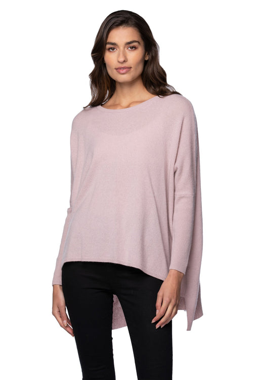 Subtle Luxury Sweater Cashmere Loose & Easy Crew Sweater / XS/S / Carnation 100% Cashmere Loose & Easy Crew Sweater in Carnation