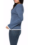 Subtle Luxury Sweater Charlotte Contrast Pullover