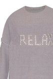 Subtle Luxury Sweater Chunky Cotton Blend Pullover - 
