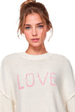Subtle Luxury Sweater Chunky Cotton Blend Pullover Sweater- Cross Stitch 