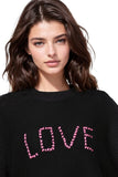 Subtle Luxury Sweater Chunky Cotton Blend Pullover Sweater- Cross Stitch 
