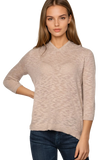 Subtle Luxury Sweater Hoodie XS/S / Oats Almost Vintage Comfy Slub Knit Sweater Hoodie