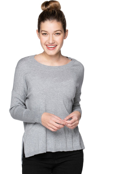 Subtle Luxury Sweater M/L / Smoke / Zen Blend Jane Zen Blend Favorite Solid Crewneck Sweater on Sale Now