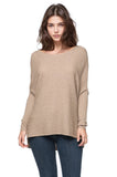 Subtle Luxury Sweater On the Horizon Rib Knit Sweater in Paradise Blend