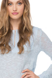 Subtle Luxury Sweater Paneled Long Sleeve Sweater / XS/S / Sky Paneled Long Sleeve Sweater