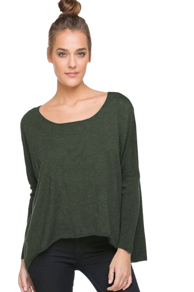 Subtle Luxury Sweater S/M / Clover Lounge Crewneck Sweater in Zen Blend Solid