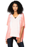 Subtle Luxury Sweater S/M / Sunset Tie Dye / Zen Blend Zen Blend Luisa V-Neck Sweater Knit Poncho