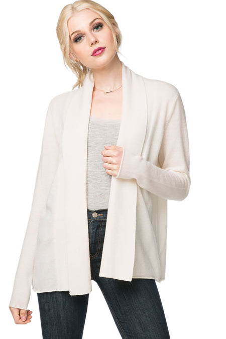 100% Washable Cashmere Harlow Wrap in Almond