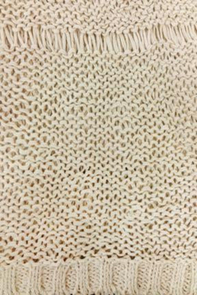 Subtle Luxury Sweater Tape Yarn Hand Knit Sweater