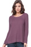 Subtle Luxury Sweater XS/S / Concord / Zen Blend Stephanie Thermal Stitch Crew Sweater