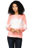 Subtle Luxury Sweater XS/S / Coral Tie Dye / Zen Blend Zen Olivia Pullover