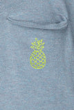 Subtle Luxury Sweater XS/S / Olympic / Neon Yellow Pineapple Zen Patricia Pocket Pullover with Pineapple Embroidery