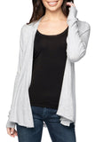 Subtle Luxury Sweater XS/S / Pearl Effortless Chiffon Panel Back Sweater Knit Cardigan
