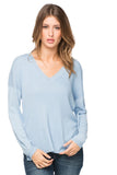 Subtle Luxury Sweater XS/S / Sail / Zen Blend Emma Textured V-neck Pullover Sweater