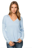 Subtle Luxury Sweater XS/S / Sail / Zen Blend Zen Blend Emma Textured V-neck Pullover Sweater
