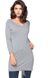 Subtle Luxury Sweater XS/S / Smoke / Zen Blend Zen Blend Audrey Off Shoulder Sweater Dress