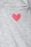 Subtle Luxury Sweater XS/S / Surf / Neon Pink Heart Zen Patricia Pocket Pullover with Heart Embroidery
