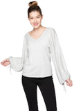 Subtle Luxury Sweater XS/S / Surf / Zen Blend Celina Balloon/Kimono Sleeve Pullover