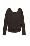 Subtle Luxury Sweater XS/S / Truffle Tencil ™ Cashmere Blend Drape Back Crop Crewneck Sweater