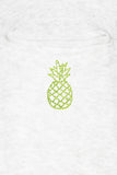Subtle Luxury Sweater Zen Patricia Pocket Pullover with Pineapple Embroidery