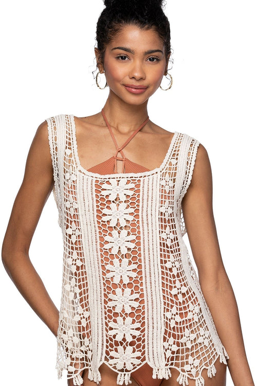 Subtle Luxury Tanks M/L / Ivory / Cluny Lace Almost Vintage Lola Lace Tank