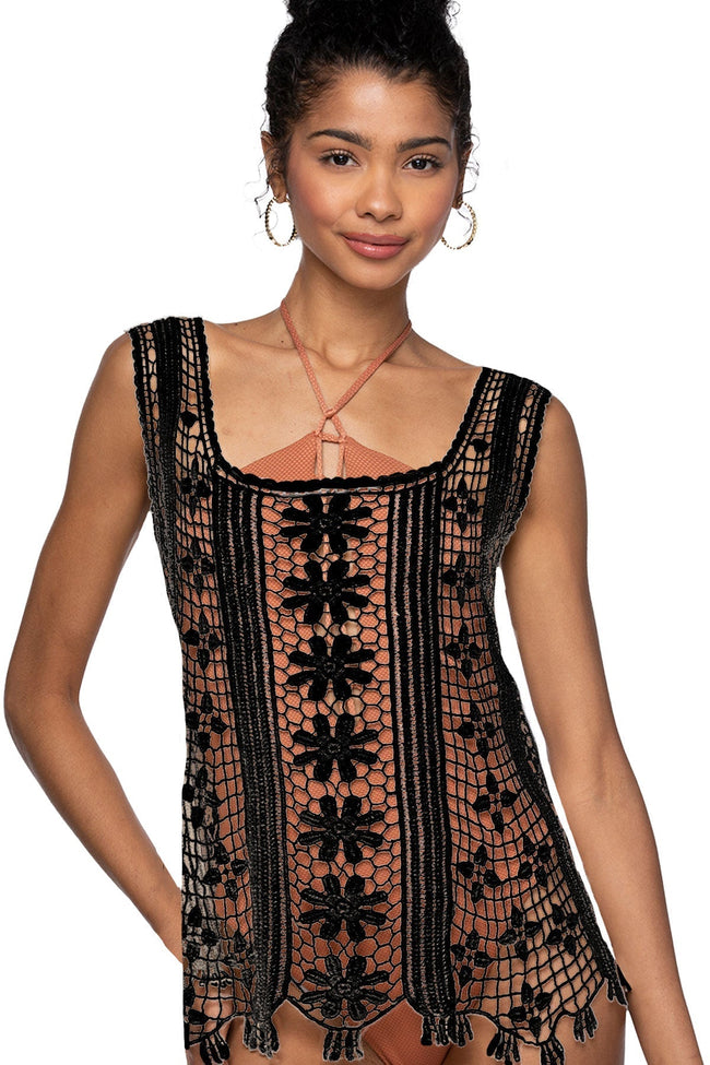 Subtle Luxury Tanks S/M / Black / Cluny Lace Almost Vintage Lola Lace Tank