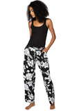 Subtle Luxury Top Bed to Brunch Piper PJ Set / S/M / Black Piper PJ Top/Pant Set| Shadowed Petals Print | Subtle Luxury