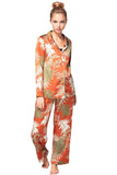 Subtle Luxury Top Bed to Brunch Piper PJ Set / S/M / Red Piper PJ Top/Pant Set | Bold Ferns Print | Subtle Luxury